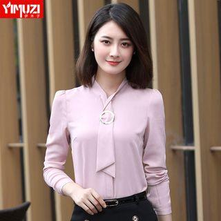 Tie Detail Long-sleeve Blouse