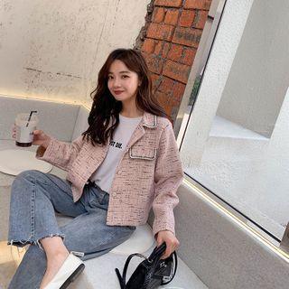 Buttoned-up Tweed Jacket