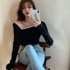 Details Long-sleeve T-shirt Black - One Size