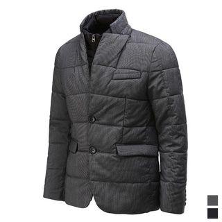 High-neck Layered Padded Jacket