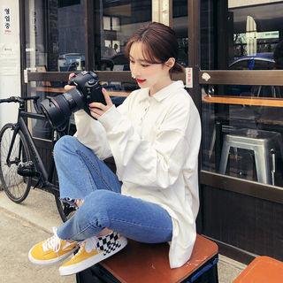 Pocket-patch Oversized Polo Shirt