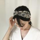 Snake Print Knot Headband