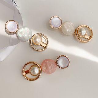 Faux Pearl Acetate Hair Clip