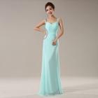 Embellished Ruched Floor-length Wedding Dress