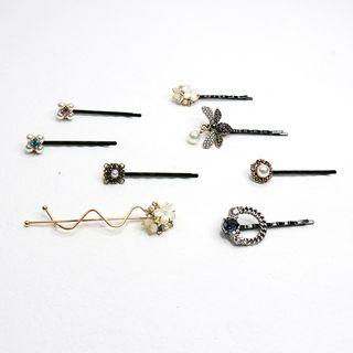 Rhinestone/ Pearl Hair Clip (various Design)