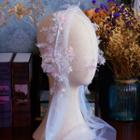 Wedding Lace Headpiece As Shown In Figure - One Size