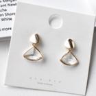 925 Sterling Silver Dangle Earring 1 Pair - S925 Silver - Gold - One Size