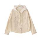 Hooded Button-up Jacket