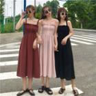 Spaghetti-strap Smocked Chiffon Sundress