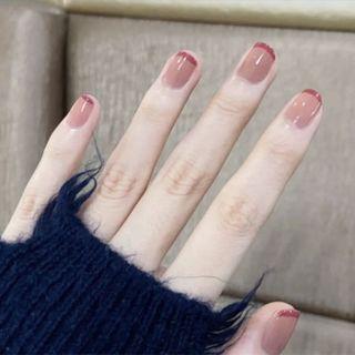 Color Block Art False Nail R056 - One Size