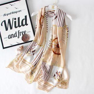 Steering Wheel Printed Light Scarf