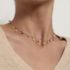 Flower Alloy Choker