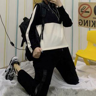 Harem Pants / Two Tone Sweatshirt