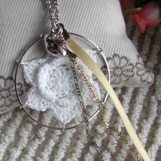 Little Bird Flower Lace Necklace