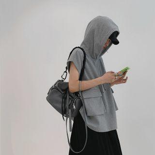 Oversized Hood Tank Top