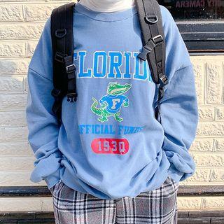Florida Printed Boxy Sweatshirt