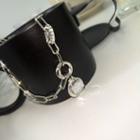 Lock Pendant Alloy Necklace Type A - Silver - One Size