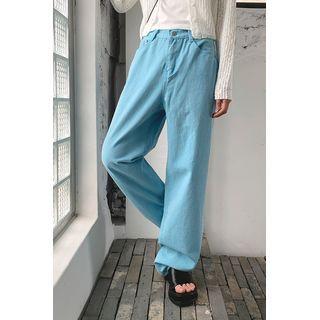 Pastel Colored Wide-leg Pants