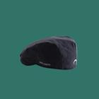 Moon Embroidered Flat Cap