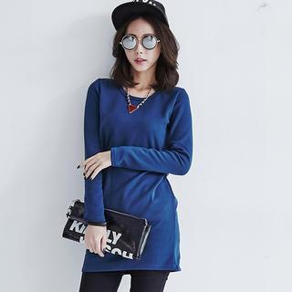 Long-sleeve Fleece-lined Top