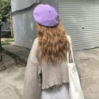 Mock-neck Long-sleeve Loose-fit Top