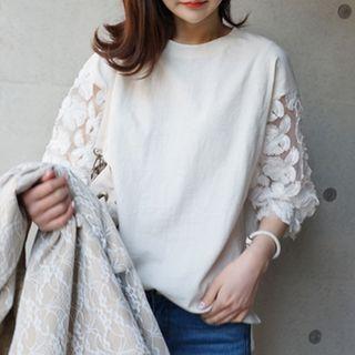 Lace Panel Tee