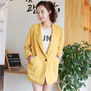 Loose-fit Single-button Blazer