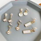 Geometric Cat Eye Stone Dangle Earring (various Designs)