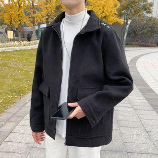 Zip Woolen Jacket