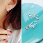 925 Sterling Silver Twig Earrings