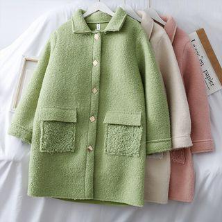 Loose-fit Fleece Coat