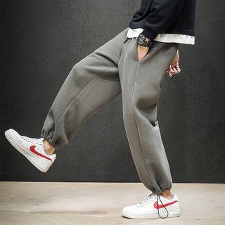 High-waist Applique Pants
