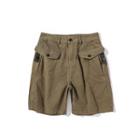 Pocket-front Wide-leg Shorts