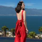 Cropped Wide Leg Jumpsuit