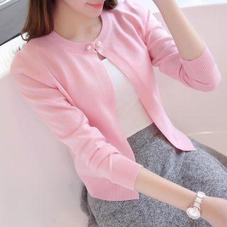 Single-button Dress Cardigan