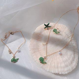 Non-matching Alloy Whale / Starfish Earring / Pendant Necklace / Bracelet