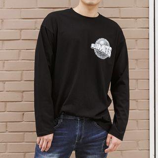 Plus Size Limits Printed Sweatshirt