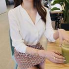 Open-front Blouse