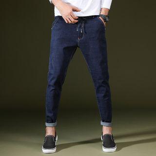 Drawcord Slim Fit Jeans