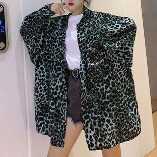 Leopard Pattern Long Shirt