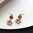 Flower Glaze Dangle Earring