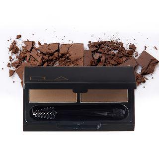 Claires Korea - Dla My Styling Eyebrow #01 Brown & Deep Brown 2.5g + 2.5g