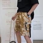 Camouflage Print Shorts