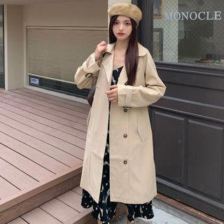 Blazer Collar Long Long-sleeve Coat