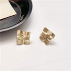 Irregular Alloy Square Earring 1 Pair - Stud Earring - One Size