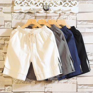 Strap Detail Drawstring Shorts