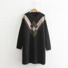 Panel Long Sweater