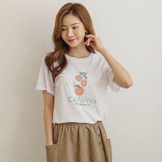 California Letter Illustrated T-shirt