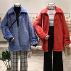 Furry Zip Coat