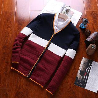 Multi-color Knit Cardigan